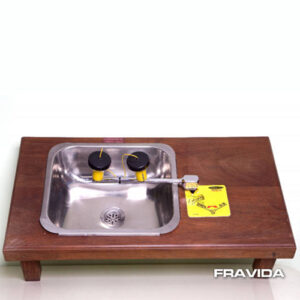 Lavaojos/cara de emergencia para mesada