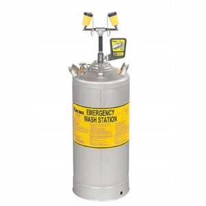 Lavaojos portátil tanque acero inox. presur.